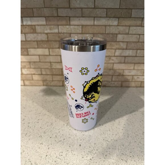 Universal Studios Exclusive Jurassic World Mr DNA Stainless Steel Tumbler - Picture 2 of 4